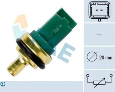 Produktbild von FAE 33706 Kühlmitteltemperatursensor für FORD Fiesta Mk6 Schrägheck (JA8, JR8) FOCUS III Turnier Fiesta Mk5 Schrägheck (JH1, JD1, JH3, JD3) Kuga Mk2