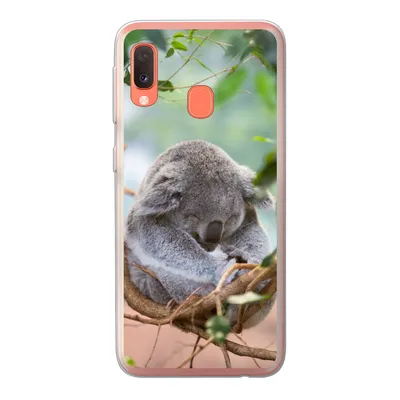 Produktbild von MuchoWow® Handyhülle Schutzhülle Hülle für Samsung Galaxy A20e Koala - Zweige - Kinder - Jungen - Mädchen Silikon Softcase Handy Hülle - Abdeckung
