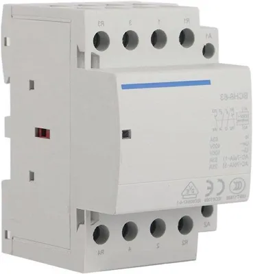 Obrázek produktu pro 4pólový hlavní vypínač 230 V střídavého proudu, 63 A, 2NO, 2NC