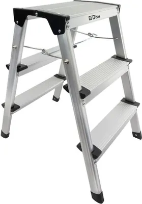 Produktbild von Güde Aluminium Trittleiter GAT 3 Stufen, 40964