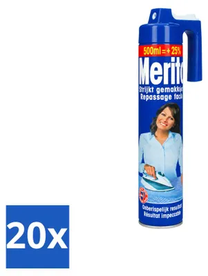 Productafbeelding van 20 x Merito strikspray - 500 ml - Voordeelverpakking - 20 stuks