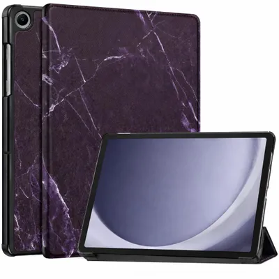 Produktbild von Schutzhülle für Lenovo Tab M10 10.1" 3. Generation 2022 Hülle (TB-328FU/TB-328XU) Cover Etui Tasche Hülle Wake Up Sleep Smart Cover - Schwarz Marmor