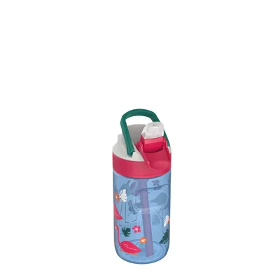 Produktbild von Kambukka Wasserflasche für Kinder Lagoon 400ml Blau Flamingo