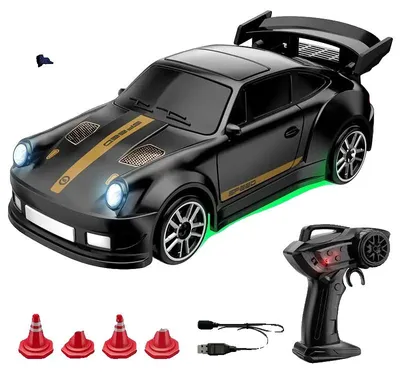 Produktbild von Stuntfahrzeug, Fernbedienungsbetrieb, Robuste Kunststoffkonstruktion, CV-E85schwarz