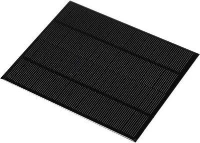 Image de Mini-panneau solaire 10 V, 300 mA, 3 W, 150 mm x 125 mm - Générateur d'électricité à monter soi-même