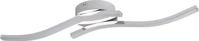 Obrázok produktu pre LED stropné svietidlo Bradox 12 W, 3500 K, 960 lm, plast, chrómované, rozmery: 8 x 56 x 12 cm, IP20, Reality