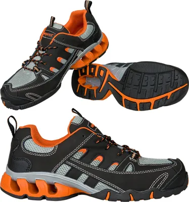 Produktbild von Arbeitsschuhe Atmungsaktiv Sicherheitsschuhe Stahlkappe Halbschuh S1 Sport (215) Gr. 45