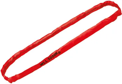 Produktbild von Rundschlinge Hebeschlinge rot 5000kg/ 3m Nutzlänge / 6m Umfang