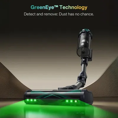 Image de Aspirateur sans fil à batterie - Aspirateur balai - Puissance d'aspiration de 65 kPa - Moteur de 600 W - Autonomie de 60 minutes - Tube flexible - Brosse anti-enchevêtrement - Prise UE 220–240 V