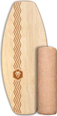 Immagine prodotto di Daffy Boards Allrounder Balance Board Set con rullo di sughero - Design: Tape