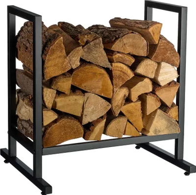 Produktbild von Brennholzregal aus Metall - Robustes Eisen, platzsparendes Design