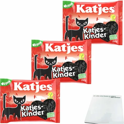 Produktbild von Katjes Kinder 3er Pack (3x210g Packung) + usy Block