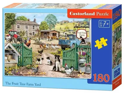 Produktbild von CASTORLAND Puzzlefarm mit Obstgarten 180 dlks