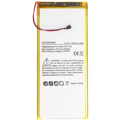 Produktbild von Akku passend für Lenovo Moto G4 Plus, XT1642, GV40, SNN5966A, GA40 Li-Polymer, 3,8V, 3000mAh, 11,4Wh, built-in, ohne Werkzeug