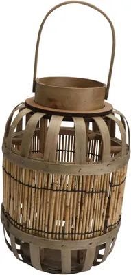 Imagen del producto de Linterna decorativa de estilo retro, hecha a mano, 1 unidad