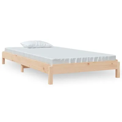 Produktbild von vidaXL Stapelbett 75x190 cm Massivholz Kiefer