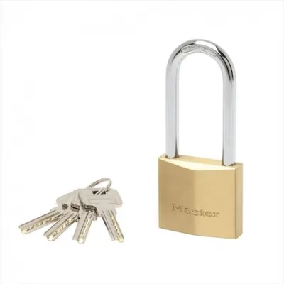 Image de Cadenas à clé MASTER LOCK laiton, l.50 mm