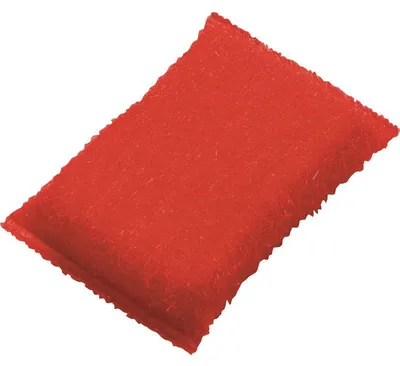 Produktbild von Abrasivschwamm,Klein,Pp,Hart Rot,130X85X30Mm, Auf Vk-Karte