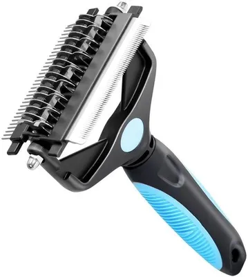 Produktbild von Bürste 3-in-1 für Hunde und Katzen - Blau