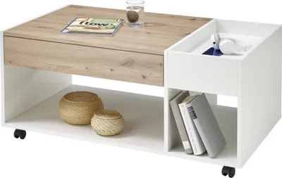 Image de Couchtisch >Elfi< in Weiß - 110x44x60cm (BxHxT)