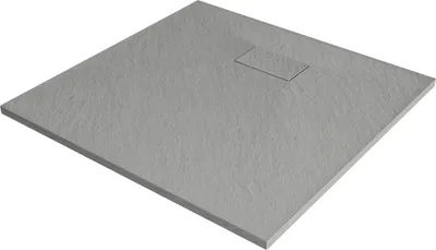 Produktbild von Mexen Hugo Quadratische Duschwanne SMC 90 x 90 cm, Grau - 42619090