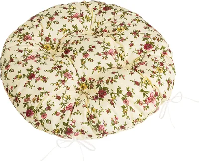 Zdjęcie produktu dla Poduszka Adéla pikowana okrągła – średnica 40 cm – różowa