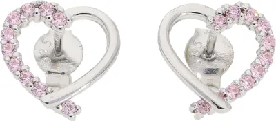 Produktbild von Herzohrstecker Silber 925 Zirkonia rosa JL52-06-0142 JuwelmaLux
