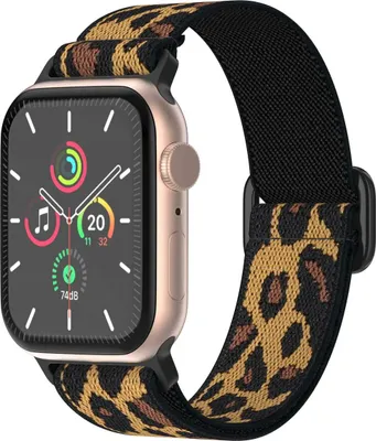 Image de imoshion Bracelet élastique en nylon pour Apple Watch | 44/45/46/49 mm - Léopard