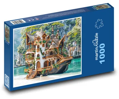 Zdjęcie produktu dla martinpuzzle - Puzzle 1000 elementów - Statek na morzu