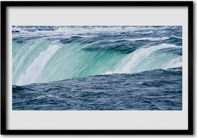 Produktbild von Bild 100x70 MDF-Rahmen Wandkunst Wasserfall Natur Wasser