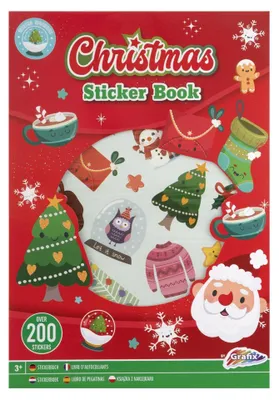 Produktbild von Stickerbuch Weihnachten Xmas für Kreative A4 mit über 200 Stickern Creative Craft