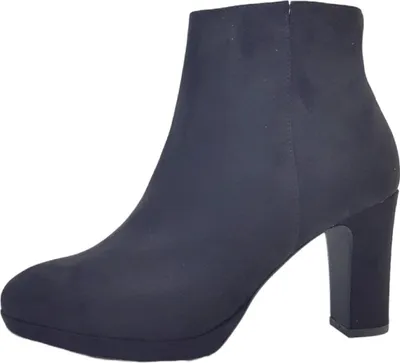 Image de Tamaris, collection Essentials, bottines pour femmes, fermeture éclair, couleur noire