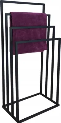 Obrázok produktu pre Moderný Štvorramenný Stojan Na Uteráky Kovový Loft 006/W-16-4W-94C Čierny