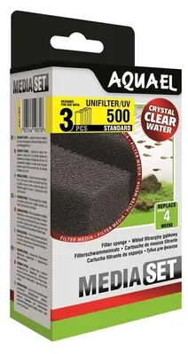 Productafbeelding van Aquael Spons Unifilter 500 - Set van 3 stuks