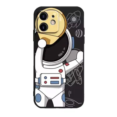 Obrázok produktu pre Smartphonica puzdro na iPhone 12 Mini TPU s potlačou astronauta - čierne