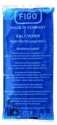 Image de 18 compresses FIGO chaudes/froides de 380 g – compresses réutilisables pour le froid et la chaleur, destinées à la thérapie et à la relaxation