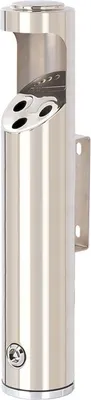 Runder Wand-Aschenbecher aus Edelstahl VB 659968