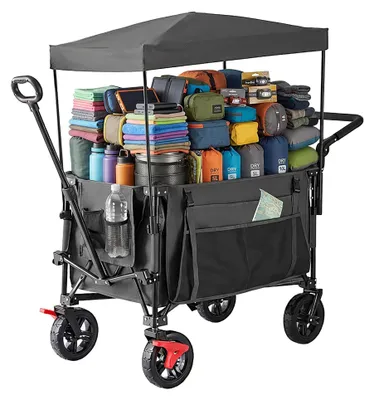 Produktbild von Faltbarer Trolley mit Dach, 200 l Fassungsvermögen, 150 kg Tragkraft