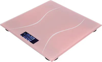 Zdjęcie produktu dla 180kg 400lb Cyfrowa waga ciała Elektroniczny wyświetlacz LCD z podświetleniem Ultrathin AutoOn (różowy)