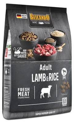 Produktbild von Belcando Adult Lamb & Rice, Adult, Riese (≥45 kg), Groß (26-44 kg), Mittelgroß (11-25 kg), Lamm, Reis, 4 kg, Laktosefrei