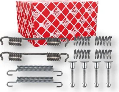 Produktbild von FEBI BILSTEIN Zubehörsatz Bremsbacken 182156 Hinten für BMW 3 Limousine (E36) 0,088kg