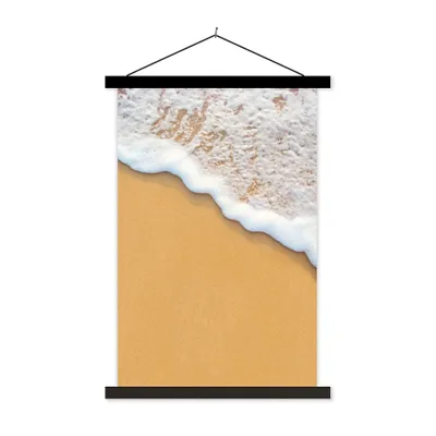 Produktbild von MuchoWow® Textilposter Strand - Wasser - Meer - Tropisch - Sommer 40x60 cm mit schwarzem Rahmen - Wanddekorationen