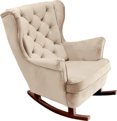 Produktbild von DomoHome Relaxsessel Armlehnensessel Armlehnen Fernsehsessel Loungesessel Polstersessel Couchsessel Armsessel Chair Wohnzimmersessel Ohrensessel | 102x81x95cm | Beige_29802