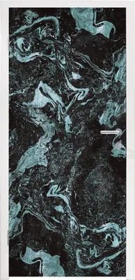 Produktbild von MuchoWow® Türtapete Selbstklebende Türfolie Naturstein - Blau - Stein 80x205 cm Türposter Türaufkleber Klebefolie Türklebefolie - Fototapete - XXL-Aufklebern