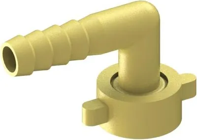 Image de Js Winkelverschraubung            Flachdichtend, 3/8"X1/2", Messing