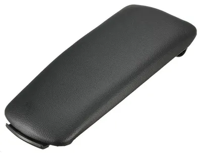 Produktbild von Deckel Abdeckung LEDER Schwarz Armlehne Mittelarmlehne für Audi A6 4B C5 + Avant