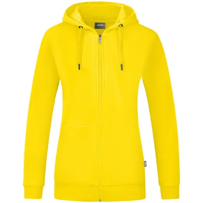 Produktbild von JAKO Damen Kapuzenjacke Organic, Farbe:citro, Größe:46