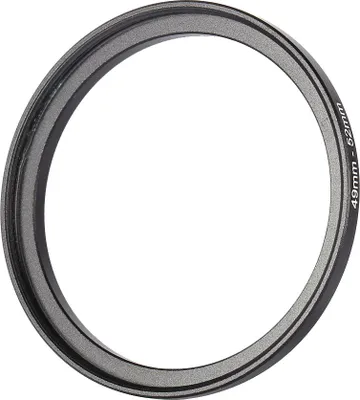 Obrázok produktu pre Step-up krúžky na filtre, 49-52mm 49mm až 52mm Step-up krúžky kovový krúžok na adaptér na objektív 49-52, pre filtre, adaptéry, objektívy, krytky objektívov a ďalšie