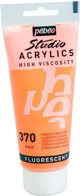 Immagine prodotto di Colore acrilico fluorescente - Arancione - 100 ml