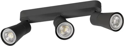 Produktbild von SLV PURI 2.0 Cone, Wand- und Deckenaufbauleuchte, long, 3 x max. 6W GU10, schwarz 1008324